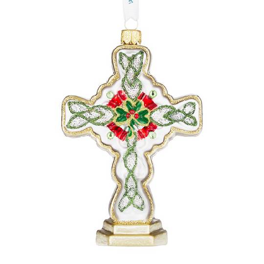 INDENT - Waterford Holiday Heirloom Glass Cross 2026